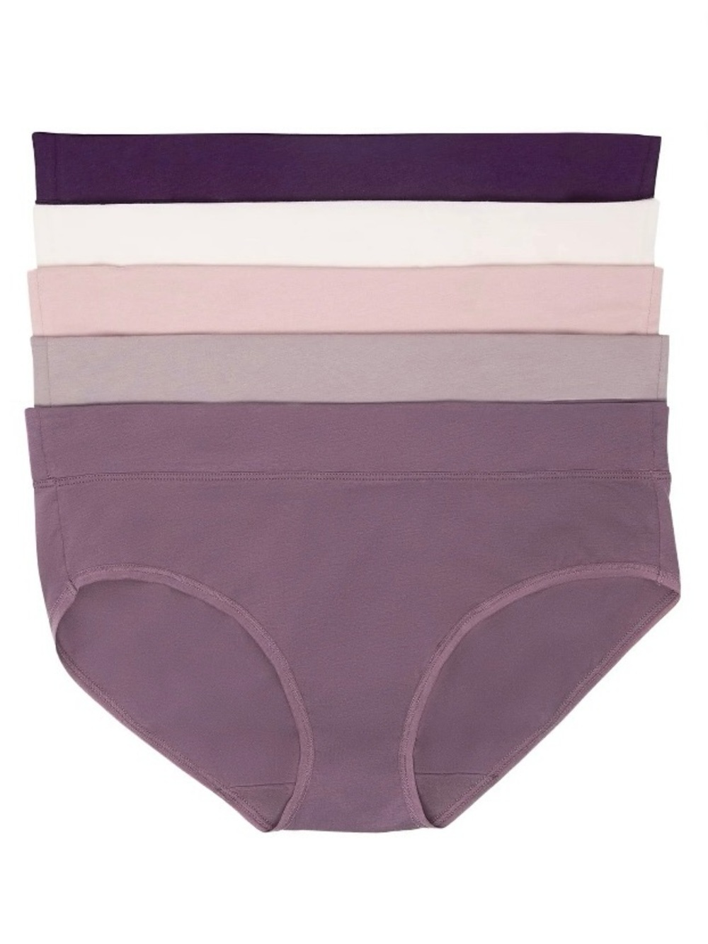 💜 Felina Pima Cotton M women’s underwear briefs panties purple 5-pack NEW